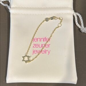 Vermeil Gold Star Bracelet by Jennifer Zeuner